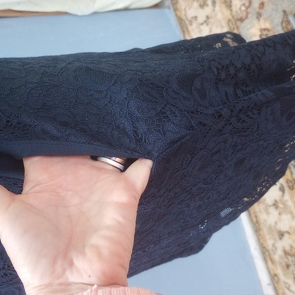 Speechless, NWT, Navy Lace Beautiful Dress, Lg - Picture 2 of 7